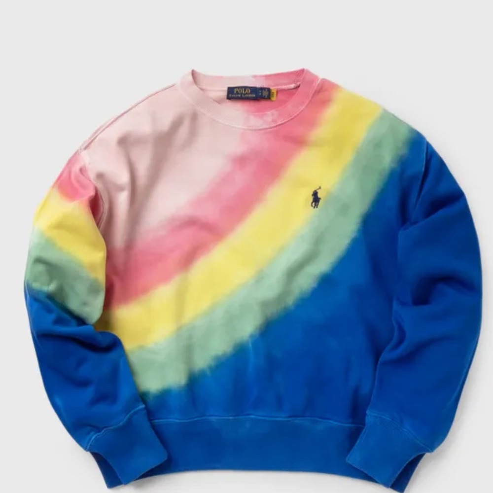 NWT Polo Ralph Lauren - Tie-Dye Terry Sweatshirt - Picture 2 of 7